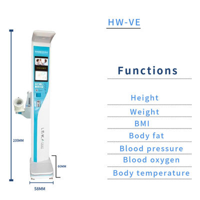 Balances médicales de graisse corporelle Machine à pièces ABS haute résistance pour la mesure précise du poids