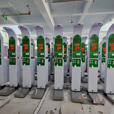 AC100-240V Échelle numérique pliable de poids de la hauteur de la pièce avec IMC et fonction de vente N.W 42kg