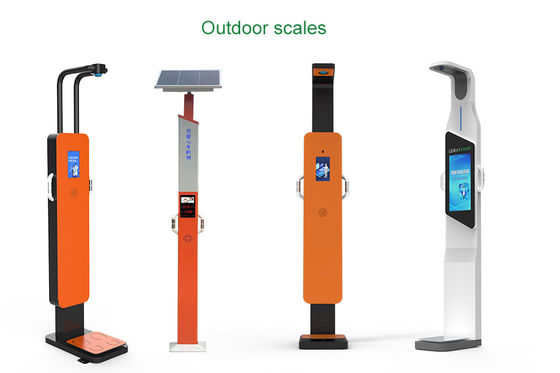 7 pouces écran LCD extérieur de santé de la masse grasse de vérification de la machine avec conception imperméable à l'eau et GW 93kg