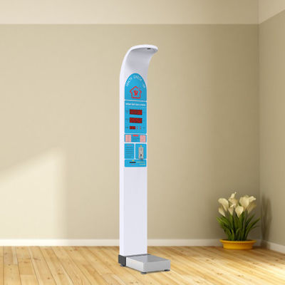 Smart AC100-240V Fonctionnement de la pièce de monnaie Hauteur Poids Balance du corps Vente avec impression G.W 47kg