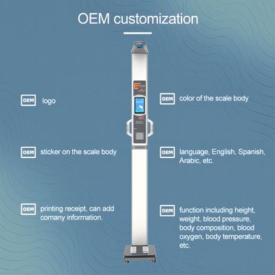 Balance numérique de précision pour l'analyse de l'IMC et de la composition corporelle Affichage LCD 220V/50Hz