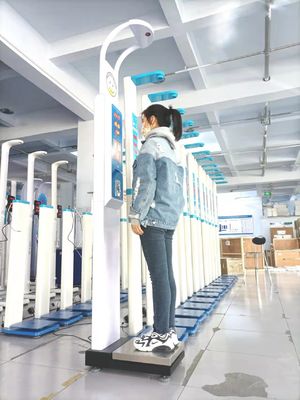 Taille de la plateforme 33*55cm LEKA Monnaie hauteur utilisée poids IMC Balances de mesure pour pharmacie