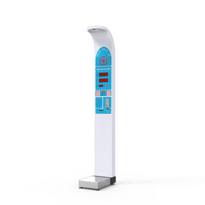 L'alimentation électrique 100-240V Balance de pesée de l'IMC avec mesure de hauteur et affichage numérique