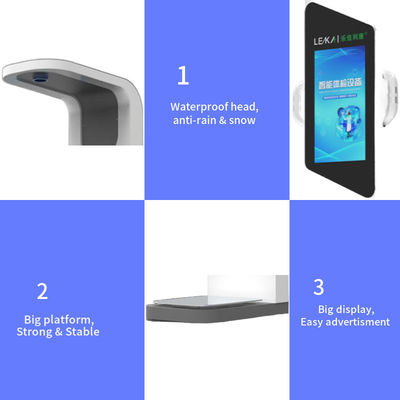 Échelle de hauteur et de poids à ultrasons personnalisée avec batterie rechargeable Li-ion