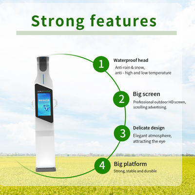 Échelle de hauteur et de poids à ultrasons personnalisée avec batterie rechargeable Li-ion